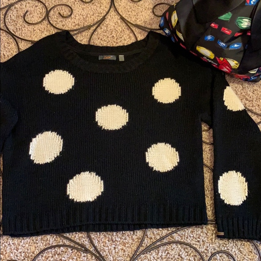 Dex Polka Dot Sweater